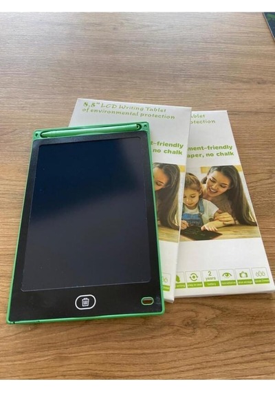 Grafik Digital Çocuk Yazı Tahtası Çizim Tableti Lcd 8.5 Inc Mavi