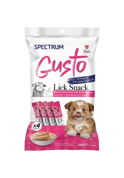 Gusto Kuzu Etli Ve Bal Kabaklı Yavru Köpek Sıvı Ödülü 4x15 Gr
