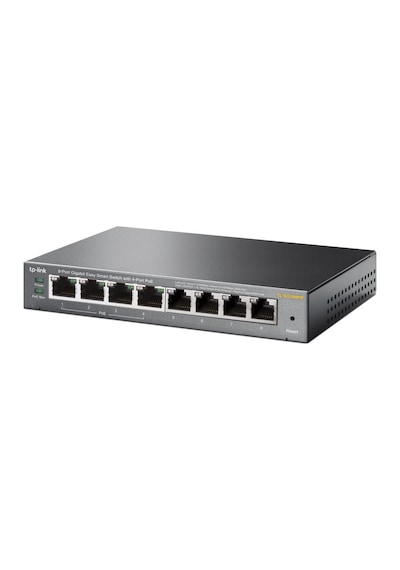 Tp-lınk Tl-sg108pe, 8 Port, Gigabit, 4 Port Poe 64w, Easy Smart, Yönetilebilir, Metal Kasa, Masaüstü