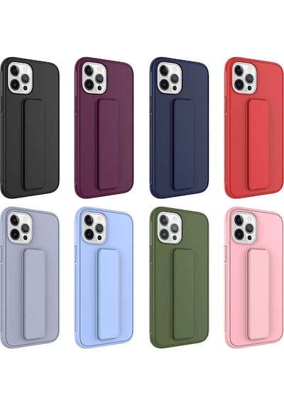 Apple Uyumlu iPhone 12 Pro Max Zore Qstand Kapak