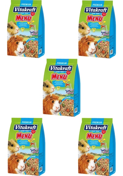 Vitakraft Menü Vital Premium Ginepig Yemi 1 Kg x 5  Adet