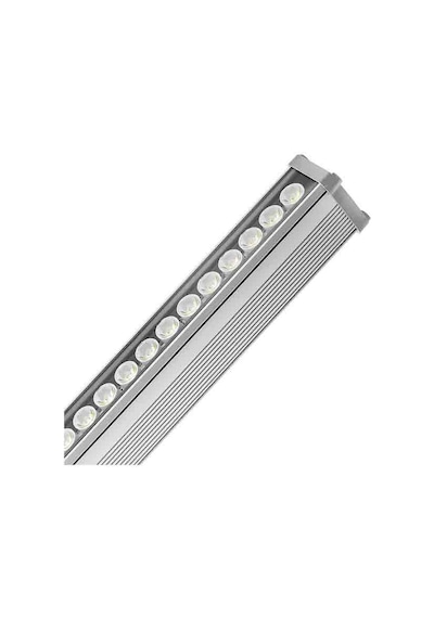 Ack Wall Washer 9 1w Kırmızı 27,6cm Gri