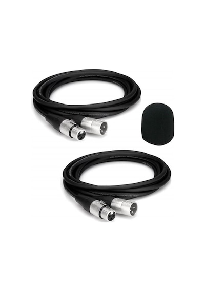 Lastvoice Xlr To Xlr Stereo 5 Metre Mikrofon Kablosu 2Li Set Süng