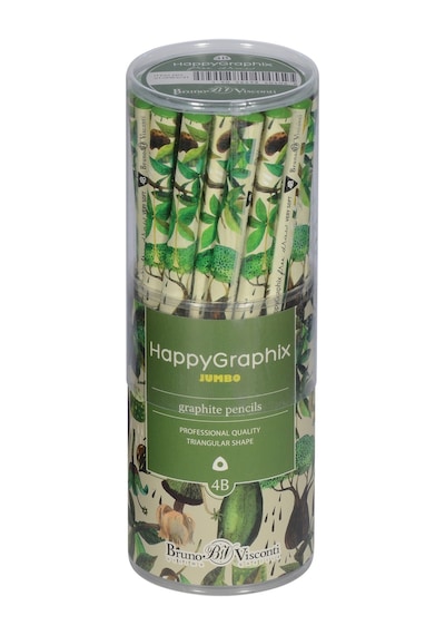 Bruno Visconti "happy Graphix" Jumbo Kurşun Kalem 4b 3.5 MM Baobab Ağacı