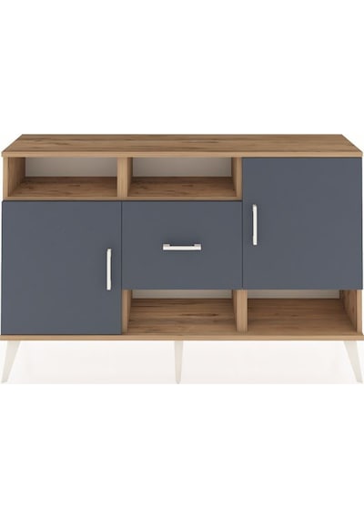 Arges Konsol 5 Raflı Tek Çekmeceli 2 Kapaklı 132x30x83 Çam-antrasit/antrasit Antrasit/antrasit Arges Konsol 5 Raflı Tek Çekmeceli 2 Kapaklı 132x30x83 Çam-antrasit/antrasit Antrasit/antrasit