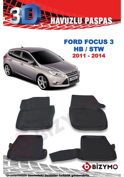 Ford Focus 3 Stw 2011-2014 3D Paspas Takımı Bizymo