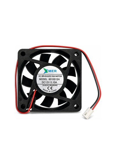 60x60x15mm 12v 0.10a 2p 6cm Xmer Fan 2 Uçlu