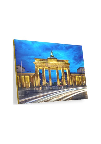 Cakasepetim Berlin Brandenburg Kapısı Ahşap Mdf Tablo