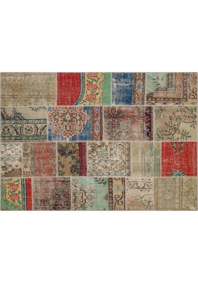 Birebir Özgünlüğü Ile Dikkat Çeken Patchwork Halı 160x230 Cm - 6308