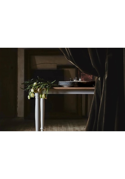 Ikea Meşe Geniş Yemek Masası - Mutfak Masası