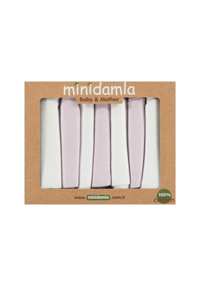 Minidamla 7li Ağız Mendili - Lila