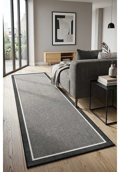 Natura Sisal Hasır Görünümlü Çift Bordürlü Halı Ntr29