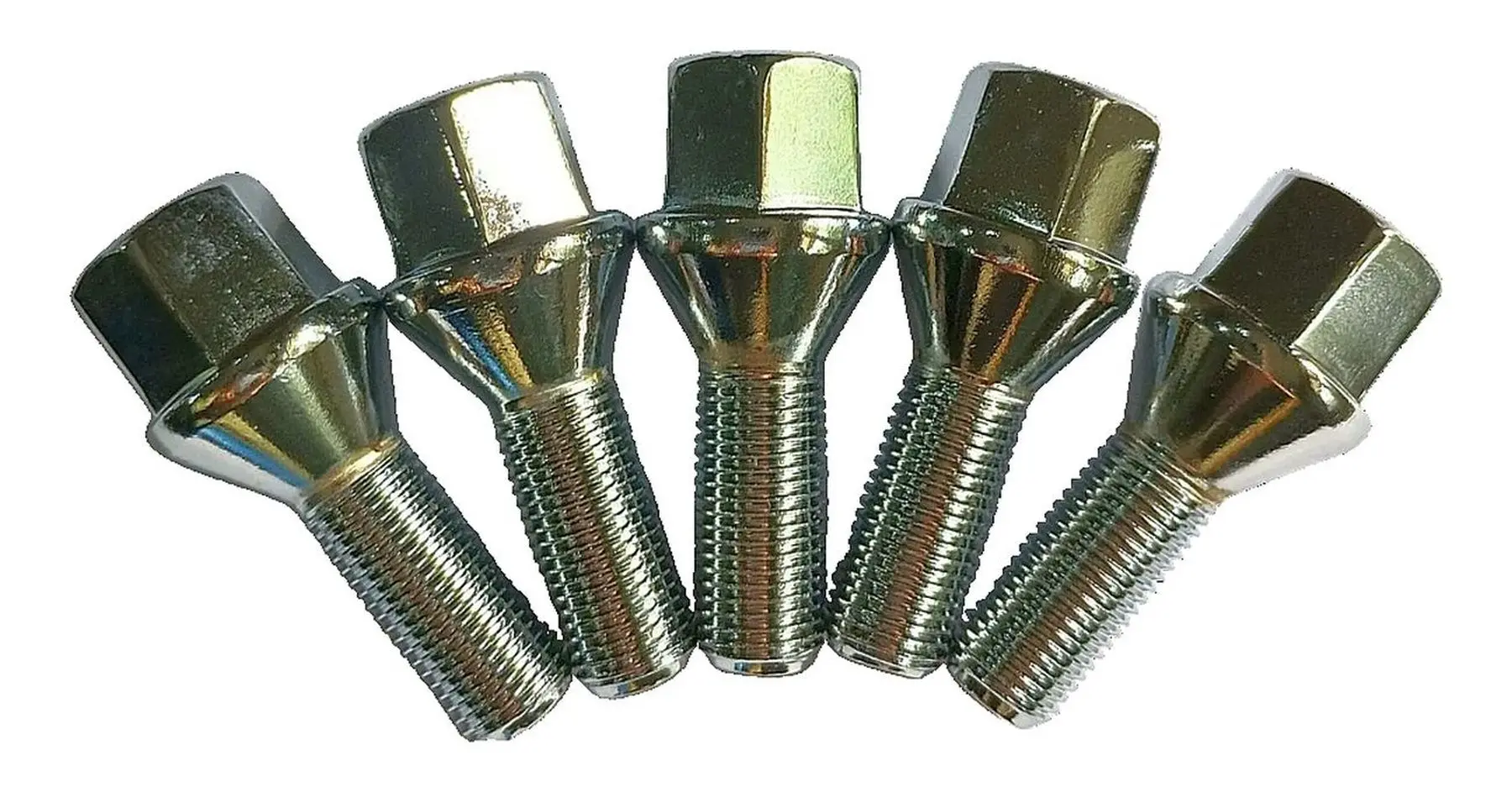 Bijon Krom Kaplı M12 X 1.25 Aa 17 Mm Diş 28 Boy 56mm 5 Adet