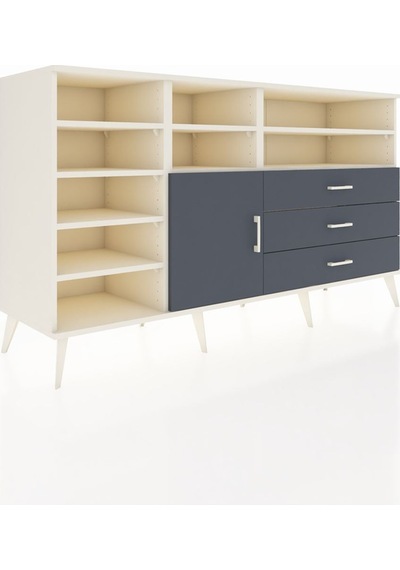 Kronos Konsol 8 Raflı 3 Çekmeceli Tek Kapaklı 176x59x99 Aytaşı-a Aytaşı-antrasit Kronos Konsol 8 Raflı 3 Çekmeceli Tek Kapaklı 176x59x99 Aytaşı-a Aytaşı-antrasit