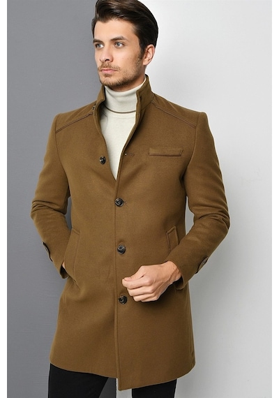 Plt8391 Dewberry Erkek Palto-Camel