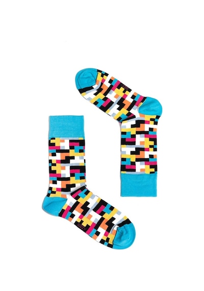 Ozzy Socks Blok Desenli Çorap Çok Renkli