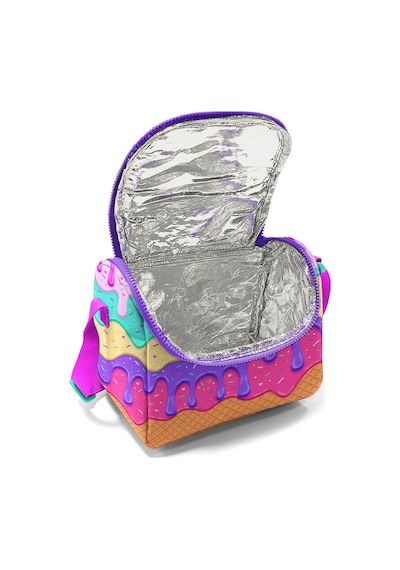 Coral High Kids Pembe Rengarenk Dondurma Desenli Thermo Beslenme Çantası 11731