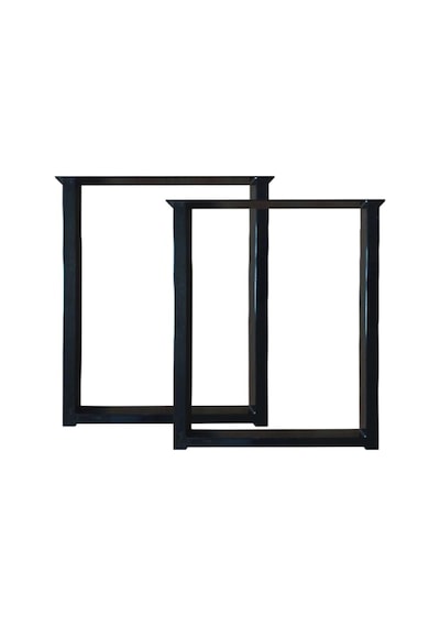 CVTdesign Metal Ayak Masif Kütük Sehpa Bench Bank Ayağı Profil Ayaklar