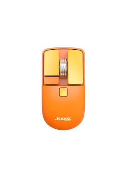 Kablosuz Şarj Edilebilir Mouse - Mekanik Tuş Tasarımlı 1600dpı Optik Fare Sarı -