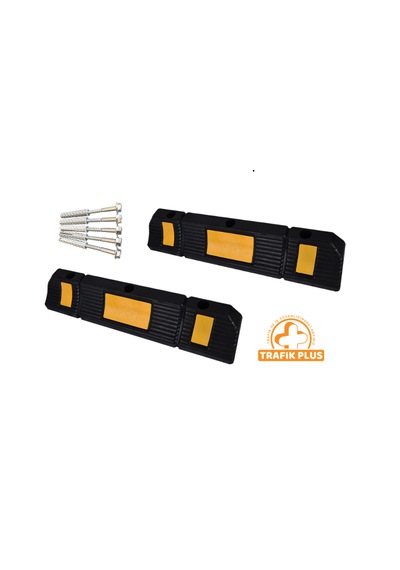 Trafik Plus Kauçu Araç Stoperi 60cm, 2'li Set, 60x12x10 Cm
