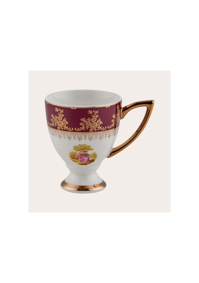 Wınterlıng Porzellan 23067-4 Lady Red 6'lı Kahve Fincanı Çok Renkli