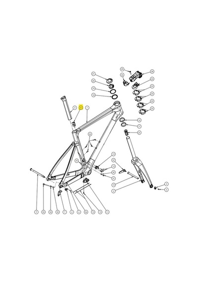 Bianchi Aria Sprint İnfinitoxe Sele Kelepçesi C7305175 Siyah