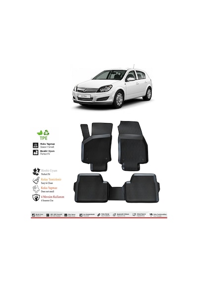 Opel Astra H 2004 Model 4d Havuzlu Paspas