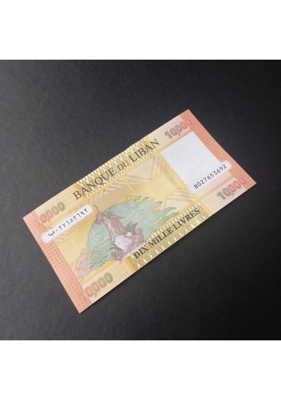 Escoines Koleksiyon 3996368f40beb5a7c9 Lübnan 10000 Livres Çil Eski Yabancı Kağıt Para