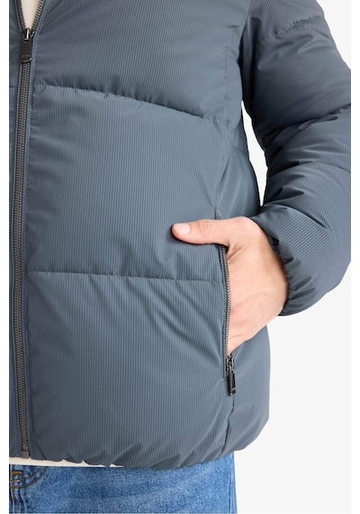 Defacto Regular Fit Dik Yaka Fermuarlı Su Geçirmez Mont F0307ax25wngn1085 Yeşil