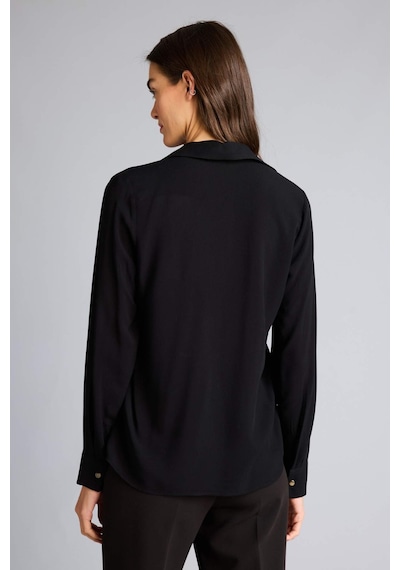 Defacto Regular Fit Basic Düz Uzun Kollu Gömlek Z6472az26spbk81 Siyah-bk81 Defacto Regular Fit Basic Düz Uzun Kollu Gömlek Z6472az26spbk81 Siyah-bk81