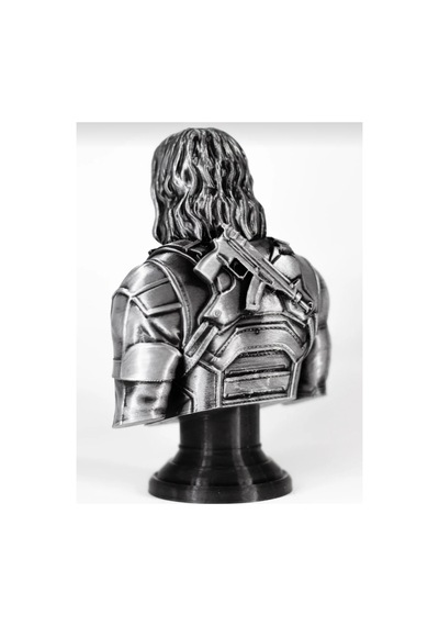 The Winter Soldier Büst Figür Captain America 10 Cm