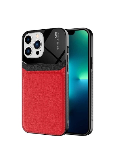 Apple Uyumlu iPhone 13 Pro Kılıf Zore Emiks Kapak Kırmızı