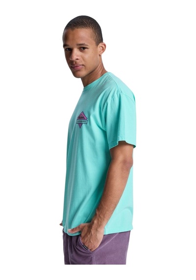 Quıksılver Quiksilver Gh Qs Crystal Jet Erkek Mavi Tişört Aqsk Mavi