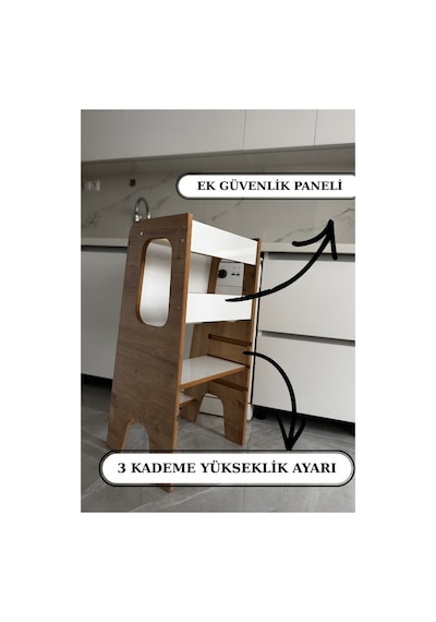 Güvenlik Panelli Öğrenme Kulesi Bebek Ve Çocuk Öğrenme Kulesi Beyaz-safir Meşe Güvenlik Panelli Öğrenme Kulesi Bebek Ve Çocuk Öğrenme Kulesi Beyaz-safir Meşe