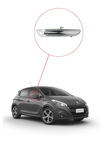 Peugeot 208 - Opel Corsa F Ayna Sinyali - Sağ- 1607512680
