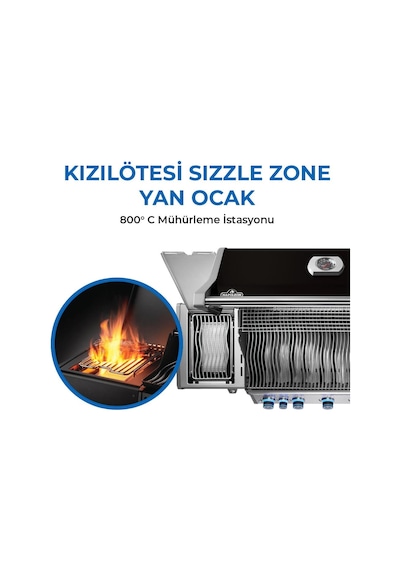 Rogue Pro S 625 Rsıb Gazlı Mangal Siyah