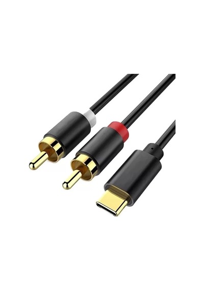 Powermaster Pm-29963 2xrca To Type-c 2 Metre Kablo