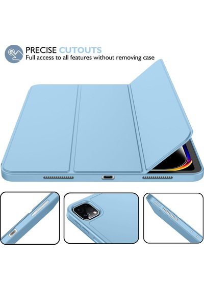 Apple Uyumlu iPad Pro 11 İnç M4 2024 Kılıf Pen Slot Charging Case Kalem Bölmeli A2836 A2837 A3006 Kapaklı Kılıf Apple Uyumlu iPad Pro 11 İnç M4 2024 Kılıf Pen Slot Charging Case Kalem Bölmeli A2836 A2837 A3006 Kapaklı Kılıf