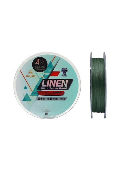 Dft Bojin 4x Linen İp Misina 0.30 Mm 300 M Yeşil