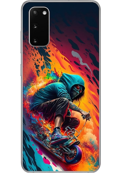 Samsung Galaxy S20 Uyumlu Şeffaf Kılıf Aesthetic 5 Tasarımlı