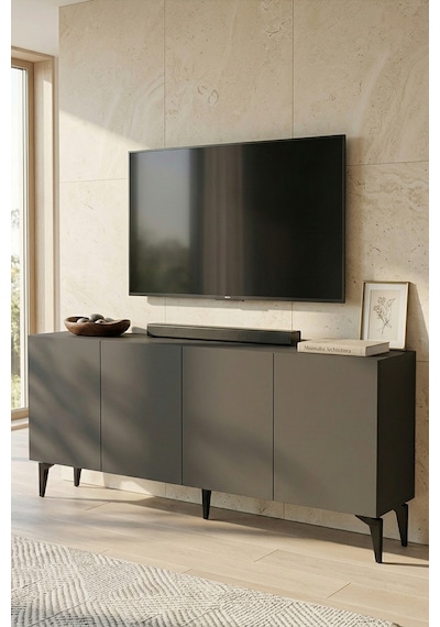 Ka1809a Lipa Konsol Ve Tv Sehpası Antrasit 180cm