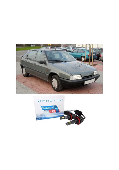 Citroen Zx Led Xenon Uzun + Kısa Far Ampulü H4 Ultimate Yeni Seri Beyaz