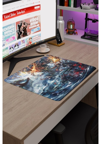 Dota 2 Kaymaz Dikişli Kauçuk Oyuncu Mousepad V4 - 48x40 Xl Gaming Mouse Pad Fare Altlığı