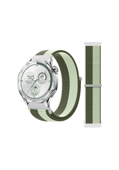 Huawei Watch Gt5 46mm Gt4 46mm İle Uyumlu Ayarlanabilir Cırt Cırtlı Yumuşak Spor Kumaş Örgü Kordon