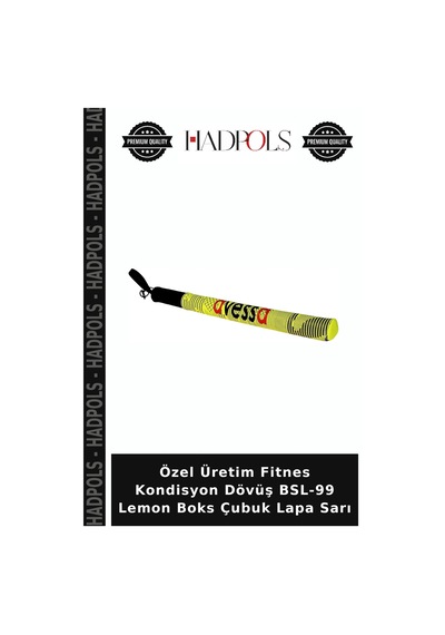 Özel Üretim Fitnes Kondisyon Dövüş Bsl-99 Lemon Boks Çubuk Lapa Sarı