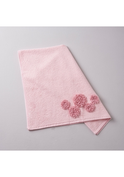 Linens Glace Pamuk 50 x 80 CM Yüz Havlusu Pudra