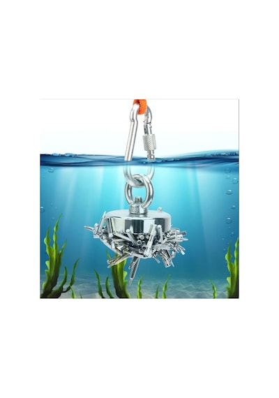 Magnet Fishing, 60Mm Halatlı Güçlü Neodyum Mıknatıs Seti