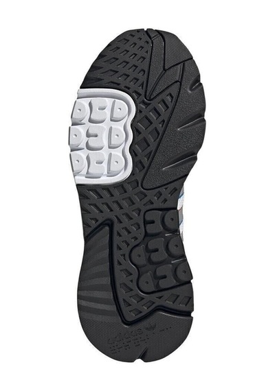Adidas Nite Jogger Erkek Spor Ayakkabı Beyaz Mavi Erkek Beyaz