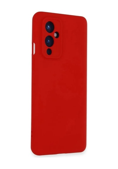 Jenerik One Plus 9 Kılıf Nano İçi Kadife Silikon - Kırmızı