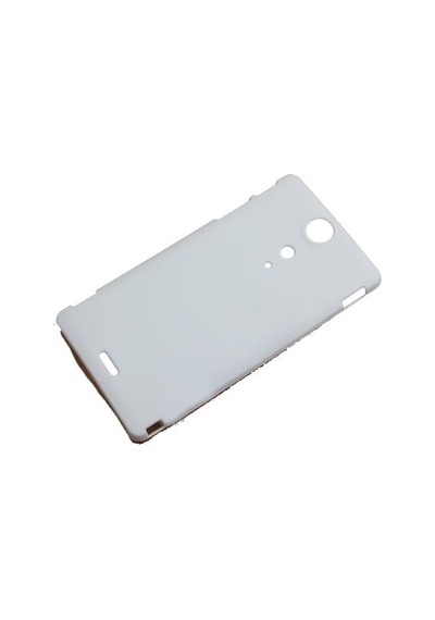 Xperia Tx Lt29i İle Uyumlu Sert Kauçuk Kılıf Beyaz